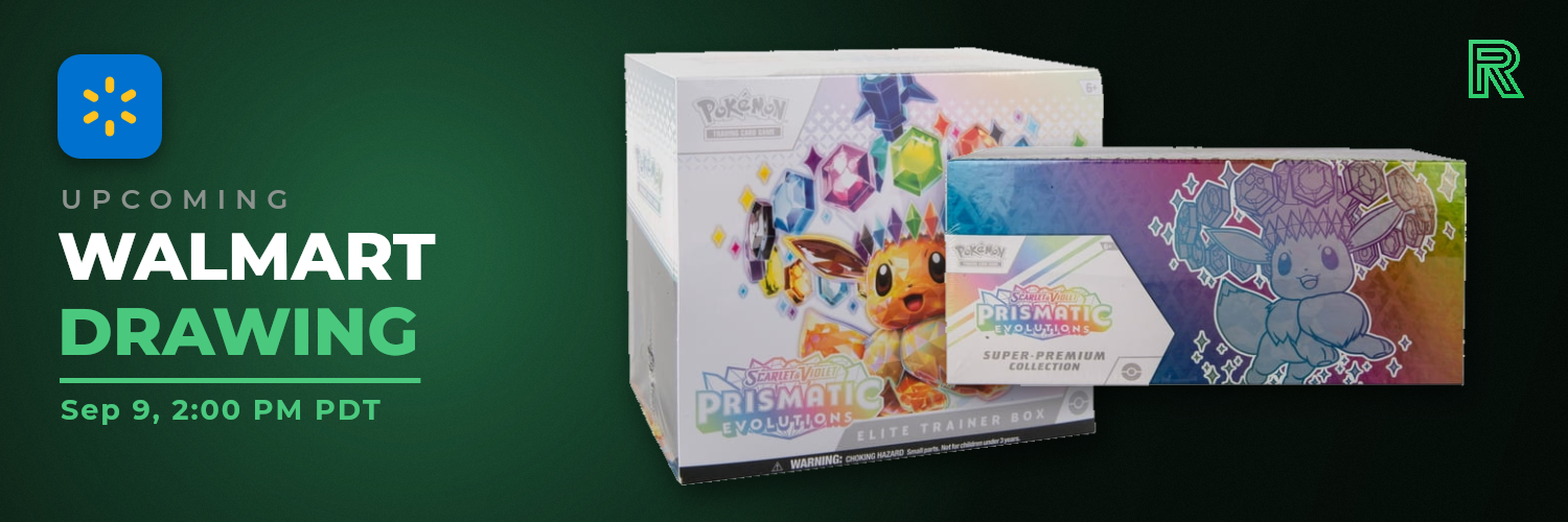 Upcoming Walmart Drawing — Sep 9, 2:00 PM PDT